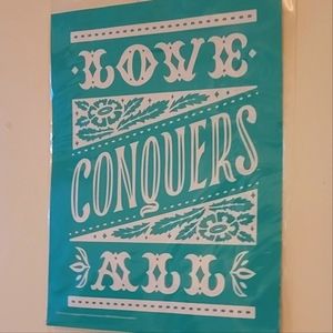 NEW Retired Chalk Couture Reusable Transfer Love Conquers All May Club Couture